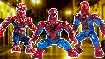 3 SPIDER-MAN vs SINISTER SIX stop motion Mega construx Spiderman (lego spider-man stop motion)