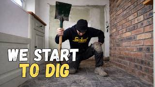 Day 1 Of Creating Cellar Access From My Kitchen | Cottage Renovation
