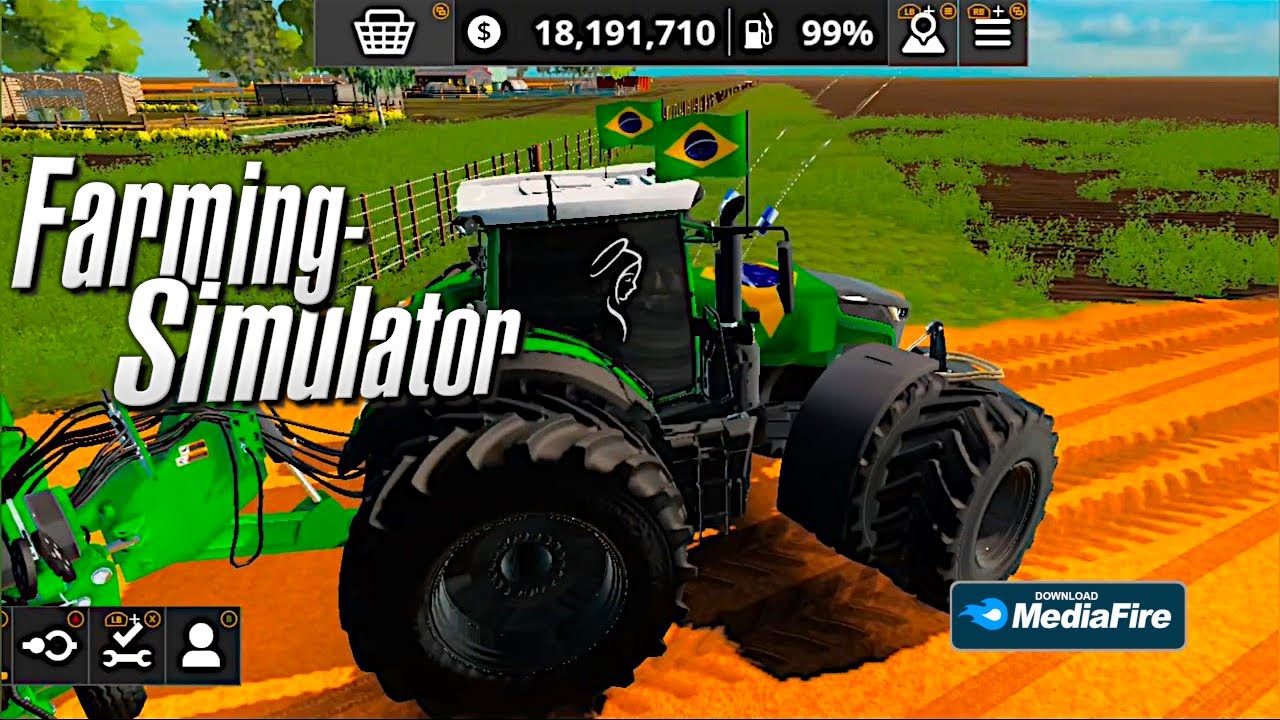 SAIU!! O MELHOR APK 🌾FARMING SIMULATOR 23 COM MODS BRASILEIRO ATUALIZADO - FS23 COM MODS BRASILEIRO