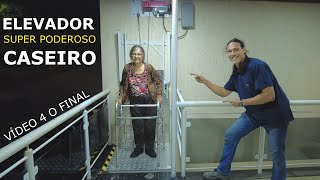ELEVADOR CASEIRO COMPACTO DE BAIXO CUSTO ( VIDEO 4 O FINAL )