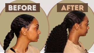 EASY $8 Curly Ponytail | TUTORIAL