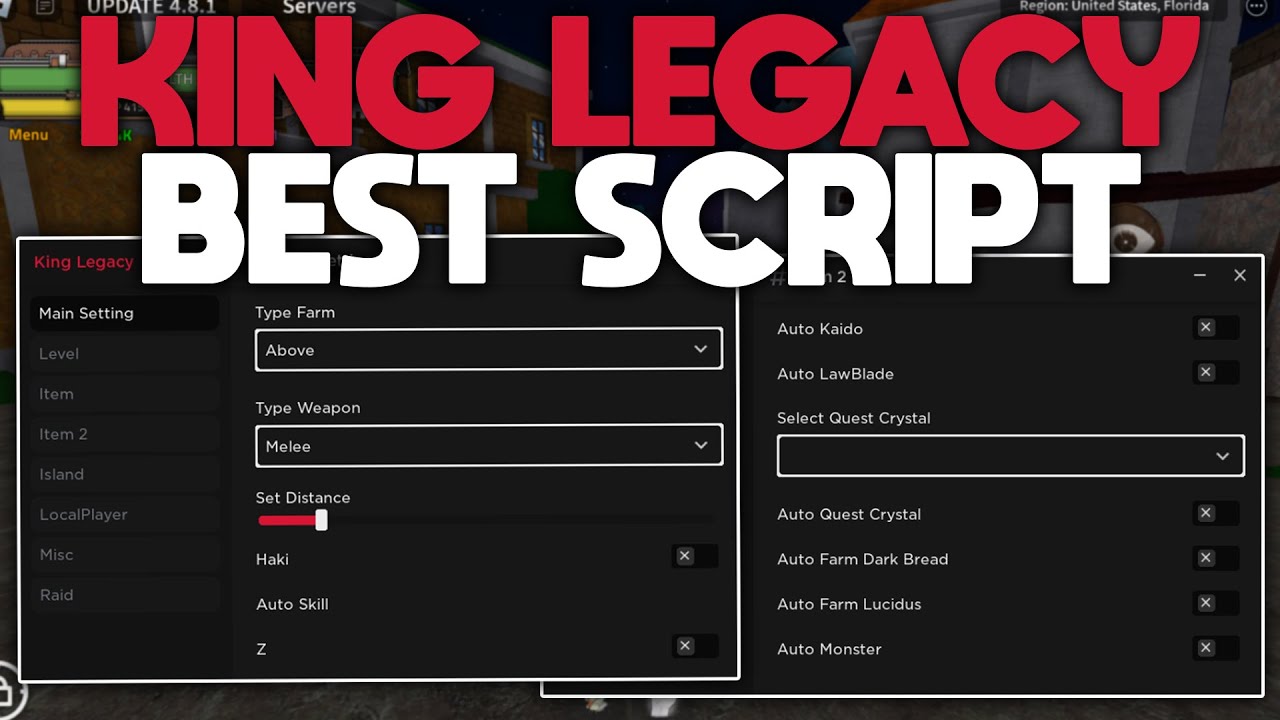 KING LEGACY ☀️⚫️ – ScriptPastebin