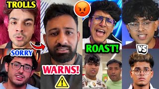 FINAL WARNING! Rajat Dalal to CarryMinati...😱⚠️| Triggered Insaan ROAST Puneet & Joginder, Jonathan