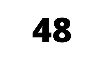 48 Second Countdown Timer White Screen With Sound Effect