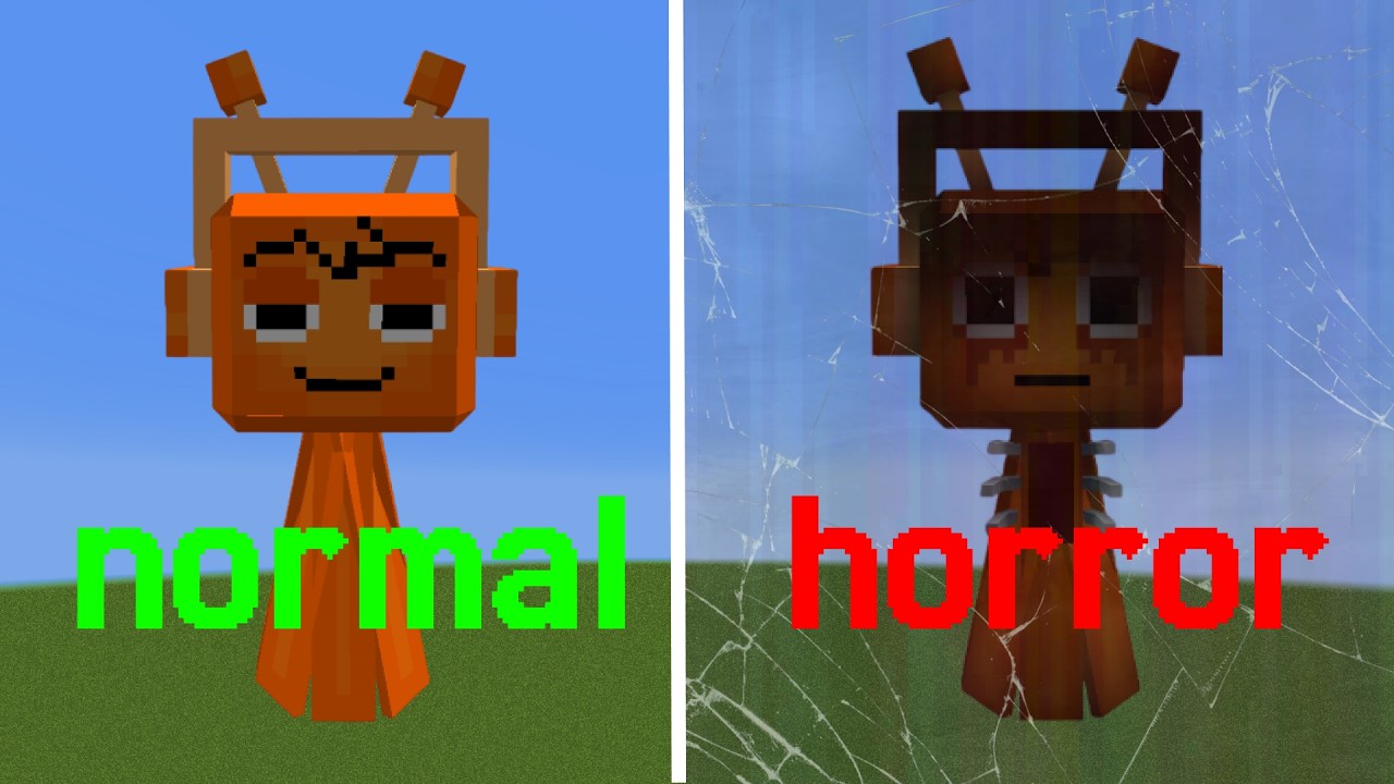 SPRUNKI Normal VS Horror in Minecraft