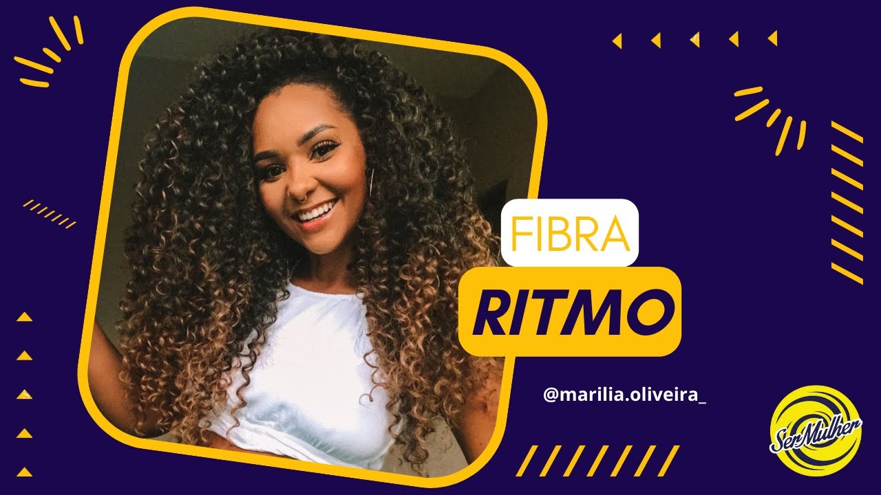 FIBRA RITMO - PARECE COM CACHOS NATURAIS