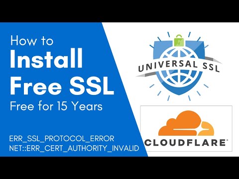 How to Add Website to CloudFlare and Install Free SSL with 15 years Validity