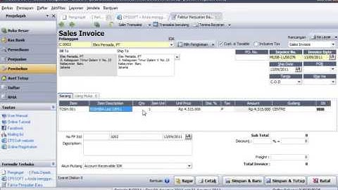 Penjualan Barang dengan Serial Number   ACCURATE Accounting Software   Accurate Batam ricoleon