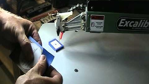 Stack cutting on a scroll saw