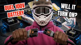 Turning On My DUAL 100V Electric Go Kart for the First Time!