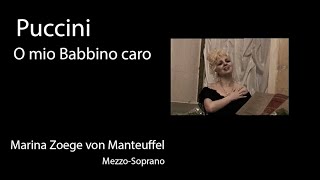Puccini: "O mio Babbino caro" ("Gianni Schicchi", Lauretta) LIVE - Marina Zoege von Manteuffel