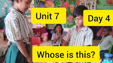 Term3 unit 7 Day4 Introducing structure whose is this? English Ennum Ezhuthum