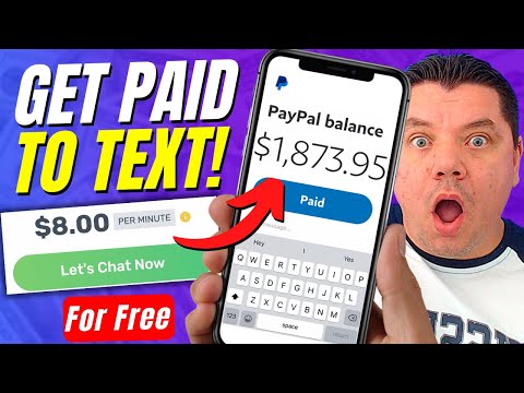 Get Paid $8.00 Per Minute To TEXT On Your Phone! (Earn $500 FAST) | Make Money Online
