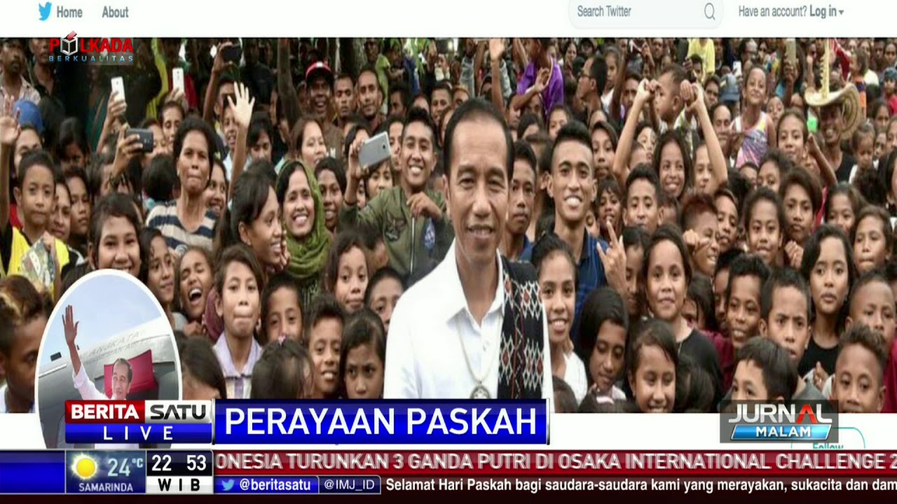 Presiden Jokowi Sampaikan Ucapan Hari Raya Paskah - YouTube