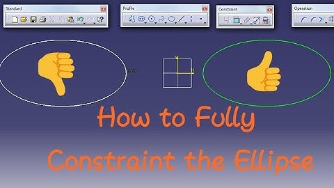 CatiaV5 || How to Iso constraint the Ellipse explained in Hindi || Anand Asawa
