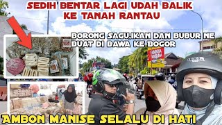 VIRAL Ambon manise || sebelum balik ke Bogor kita beli oleh oleh borong sagu,ikan asin, bubur ne