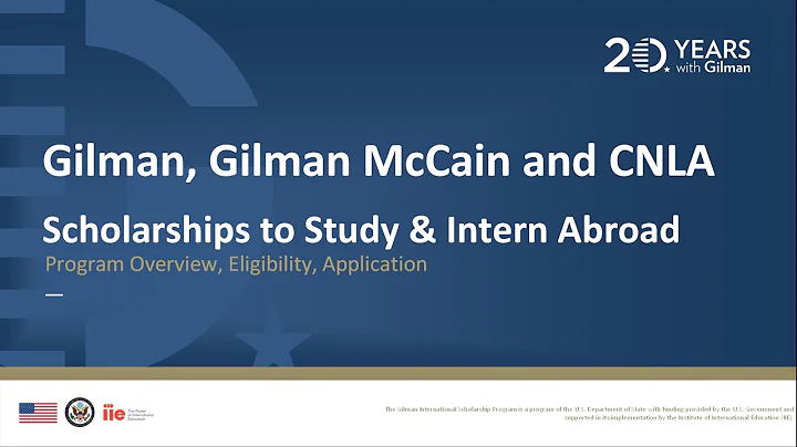 Gilman Scholarship for Studying or Interning Abroad