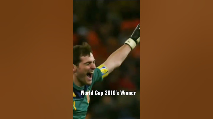 Iker Casillas (and Spain) win 2010 World Cup 1️⃣ #portieri #casillas