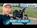 Essai rgnt classic  une moto lectrique au look vintage