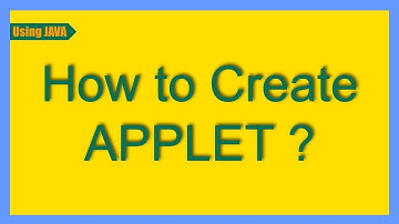 Creating and Running Applet in Eclipse IDE