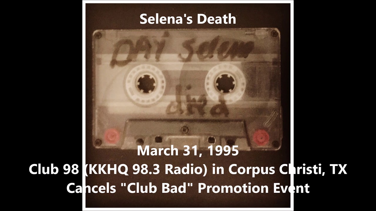 Radio Station Clip On Day Of Selena's Death (03-31-1995)