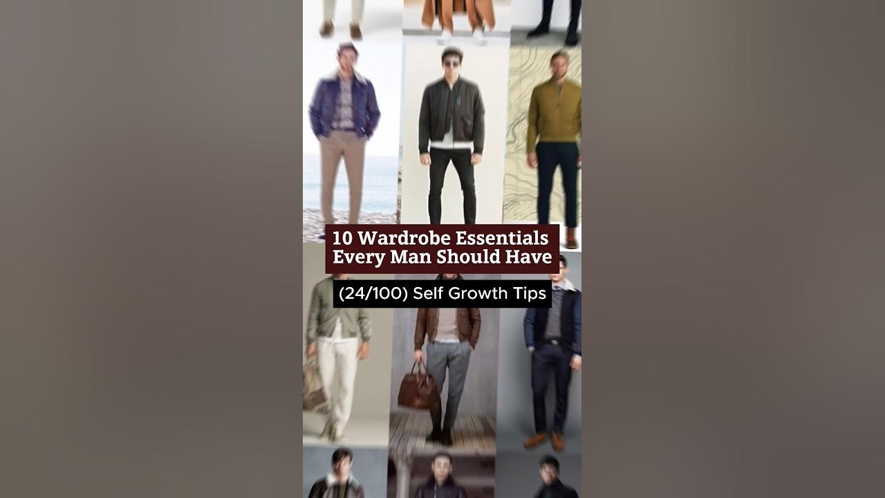 10 Wardrobe Essentials Every Man Should Have