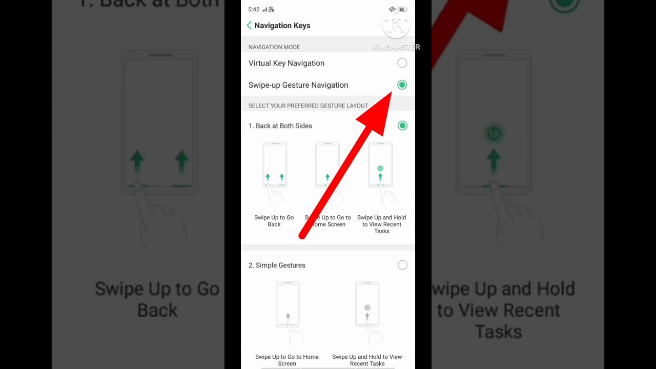 oppo A5s me back setting change kaise kare