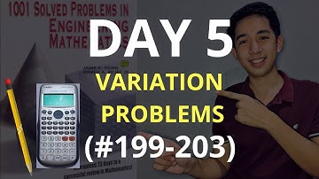 VARIATION PROBLEMS| 1001 Solved Problems in Engineering Mathematics (DAY 5) #199-#203