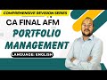 Portfolio Management - Concepts + Q &amp; A | CA FINAL AFM | Full Revision May'26 &amp; Sep' 26 - Part-2