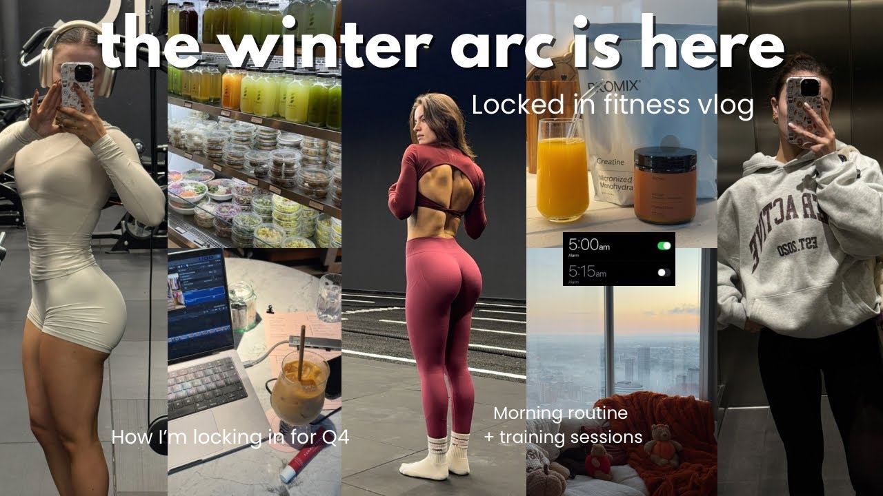 ЗИМНЯЯ ДУГА УЖЕ ЗДЕСЬ🎧 | Фитнес-блог о закрытии, как я закрываюсь, утренняя рутина и тренировки