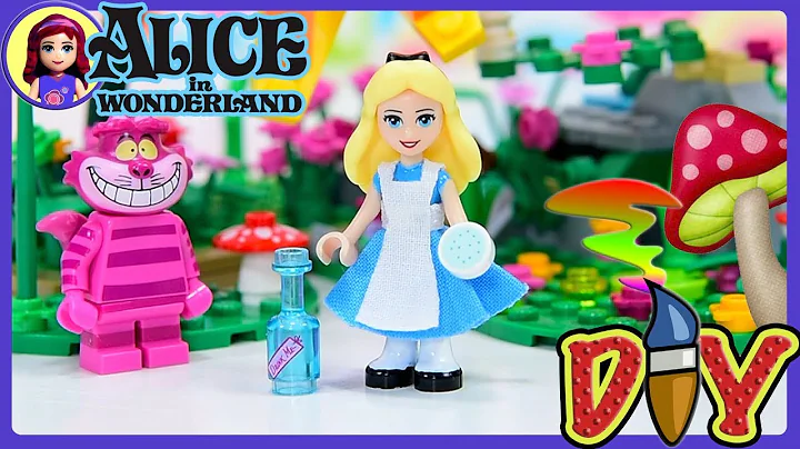 Alice in Wonderland Custom DIY Lego Minidoll Makeo...