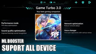 GAME BOOSTER MOBILE LEGENDS YANG SUPORT DI SEMUA ANDROID | Tutorial HD