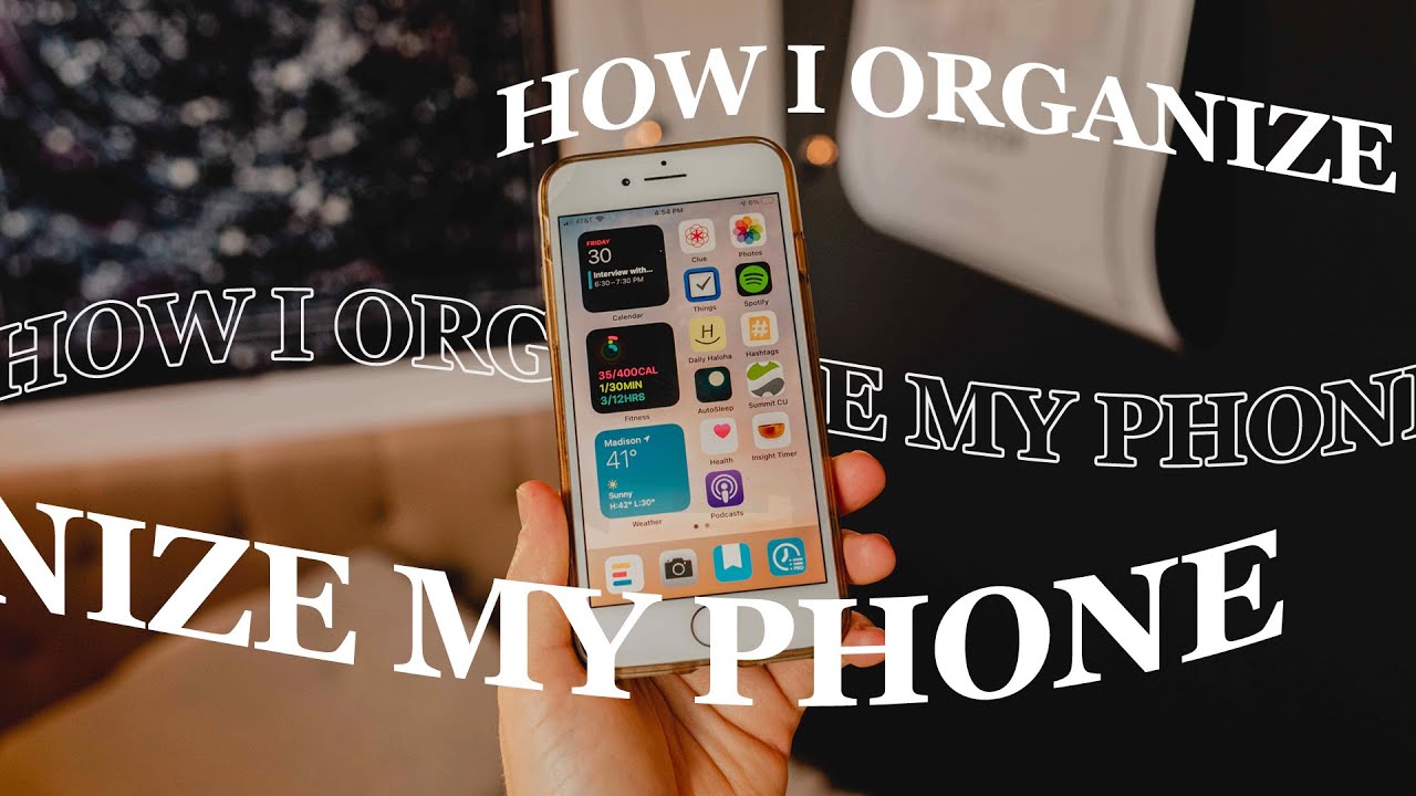 PHONE TOUR | productive iphone setup 📱