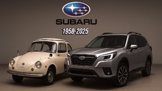 Subaru Evolution 1958–2025 | Subaru 360 to Forester 2025 Comparison (Then vs Now)