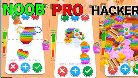 NOOB vs PRO vs HACKER | Fidget Toys Trading 3D