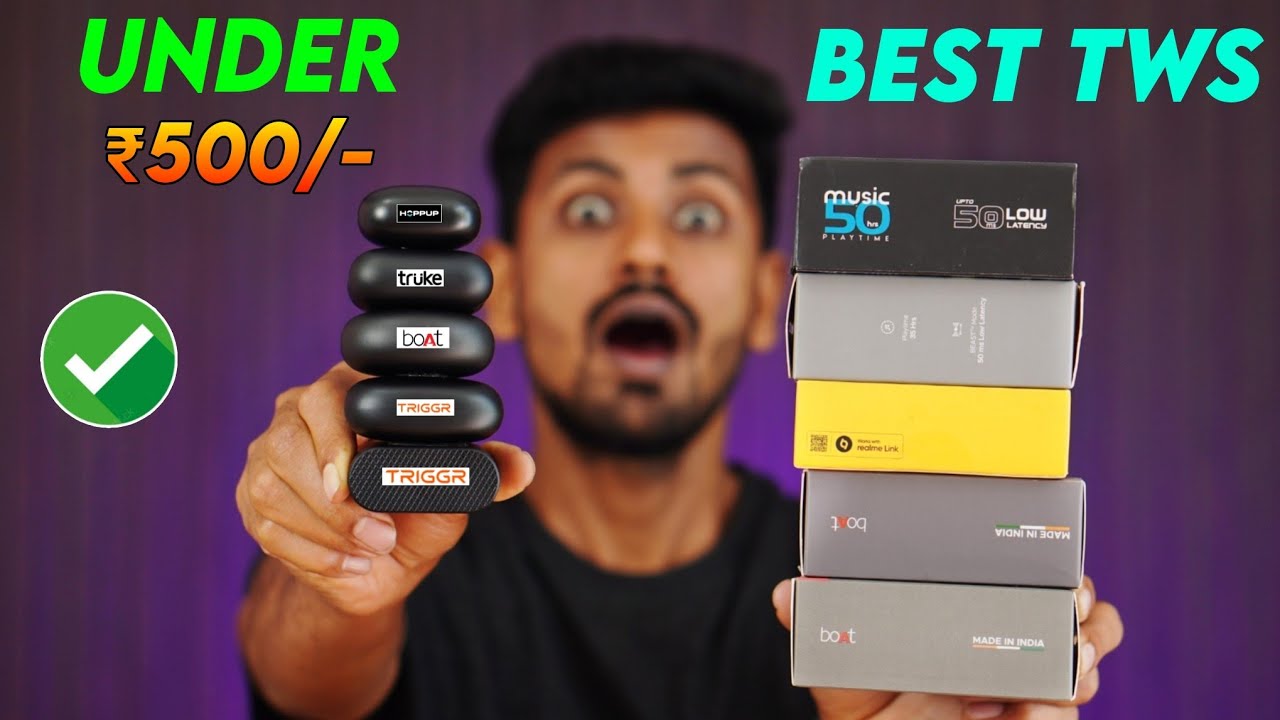 TOP 6 ⚡ Best Earbuds UNDER ₹500 RIGHT NOW!🔥⚡
