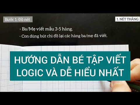 Video Hướng Dẫn Bé Chuẩn Bị Vào Lớp 1 Tập Viết P.1 | LOGIC... - YouTube
