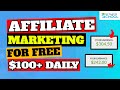 How To Start Affiliate Marketing With NO MONEY