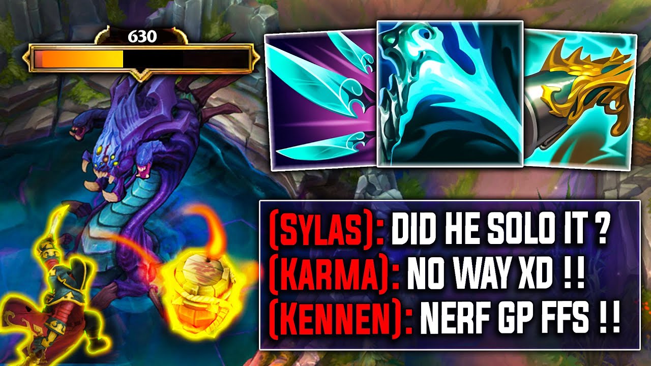 The Enemy Team Never Expected Gangplank To Solo Baron...