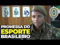 Jovem promessa do atletismo brasileiro realiza sonho de ser soldado do Exército | Exército Notícias