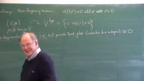 Introduction to differential geometry - Lecture 10 - Prof. Alan Huckleberry