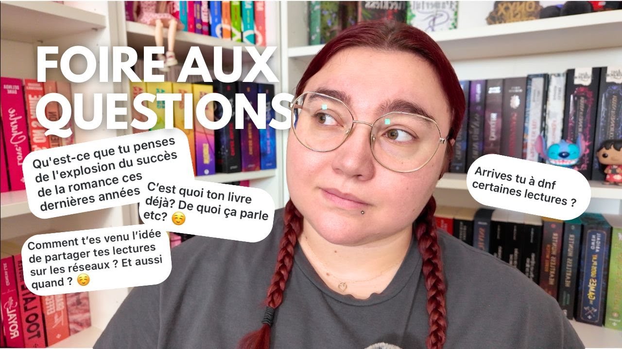 FOIRE AUX QUESTIONS (l'explosion de la romance, mes romans, comment j'ai commencé à lire...)