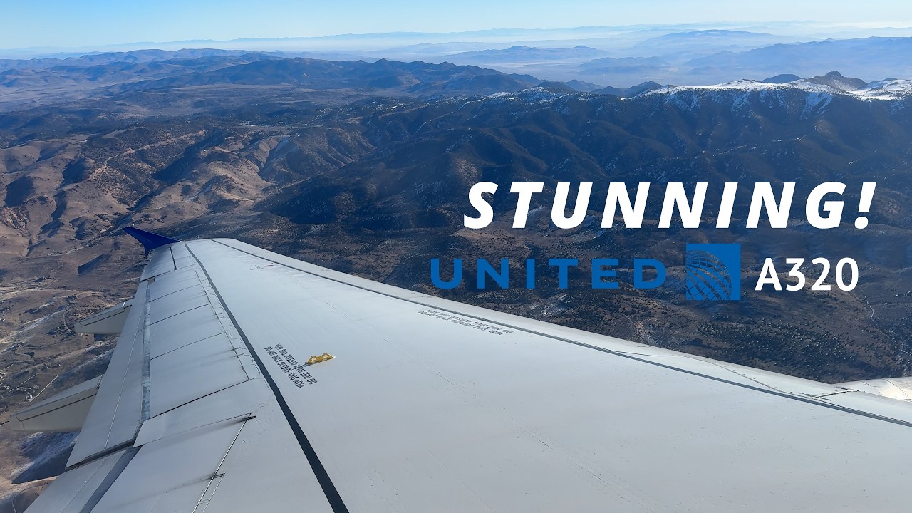 United Airlines A320-200 Reno to Denver to Austin | 2 STUNNING Takeoffs ...