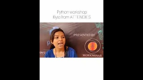 Testimonials  Python Programming Workshop-3 by Engineering college students