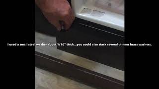 Norcold 2118 RV Fridge Sticking Flap Quick Fix