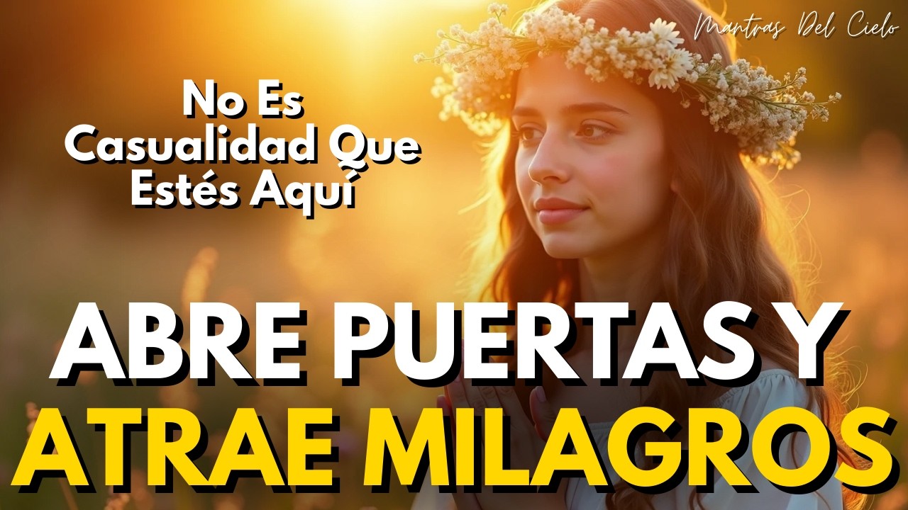 🌿 Agradece 5 Minutos y Permite Que los Milagros Se Aceleren | Mantra Poderoso de Gratitud