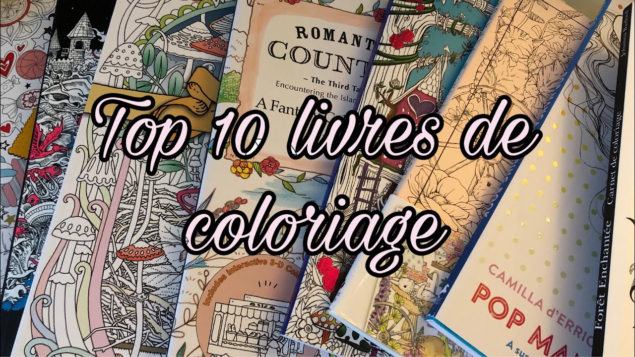 Top 10 des livres de coloriage pour adultes 