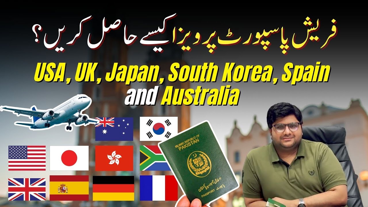 USA, UK, Japan, South Korea, Spain and Australia VISA on Fresh Passport Guaranteed