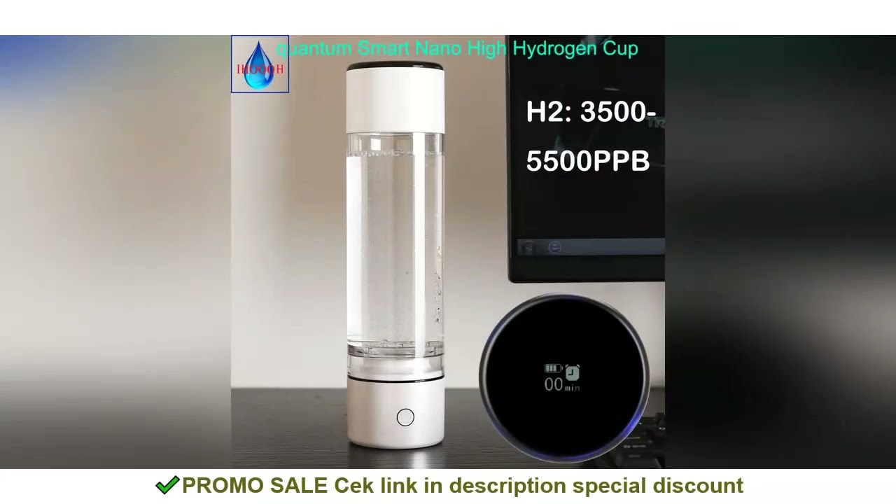 Quantum Smart MRETOH Molecular Resonance Nano High Rich Hydrogen Water Cup Generator SPE ORP Alkalin