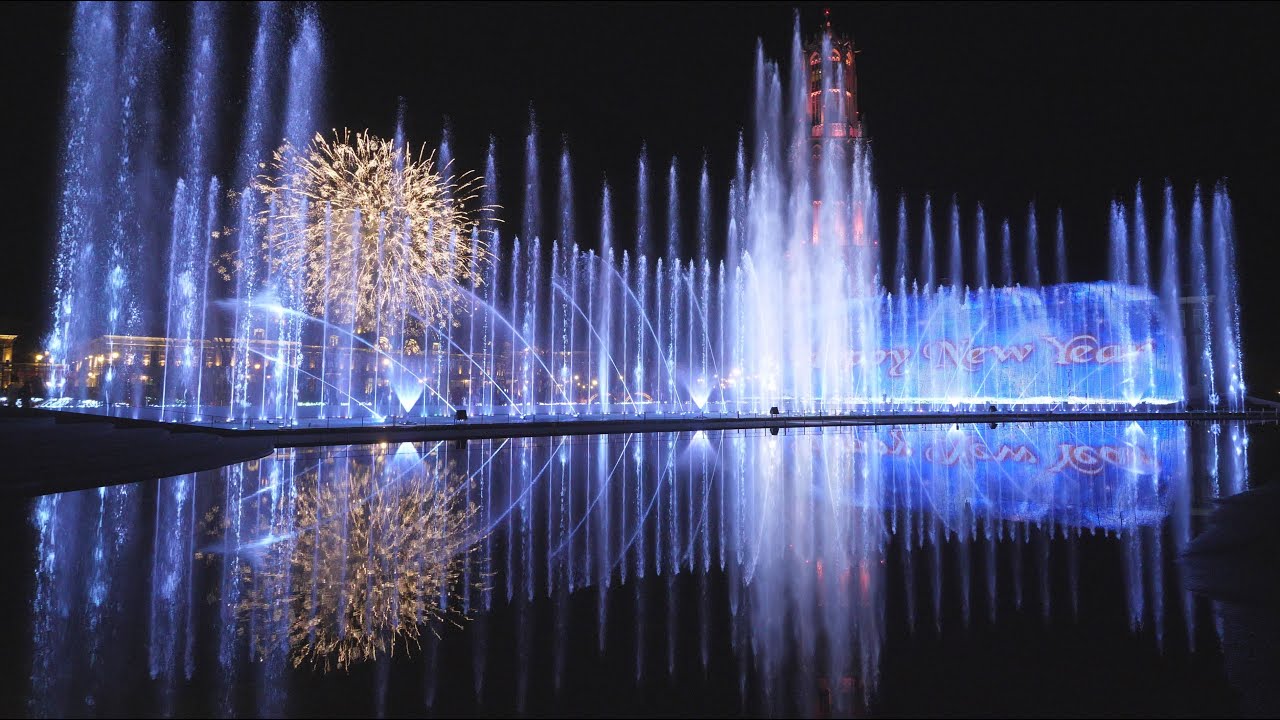 2025.1.1 ハウステンボス ウィンターナイト花火 ～ニューイヤー花火～ ＆ 噴水ショー「 ウォーターマジック 」 
